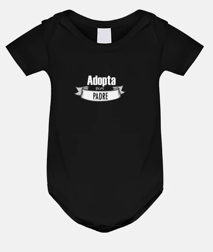 Kids adopt a father - dark background
