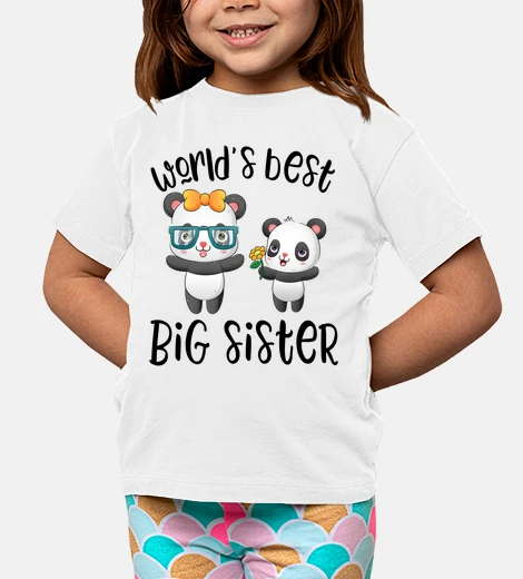 Kids Adorable Pandas Worlds Best Big Sister
