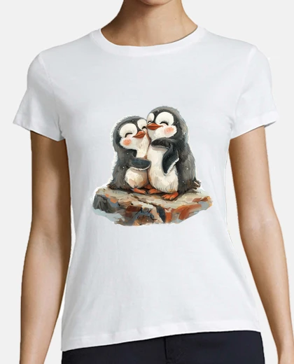 Tee-shirt adorable pingouin