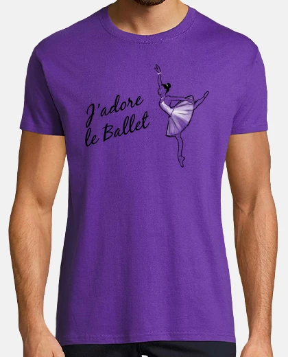 Tee-shirt adorer plat ballet