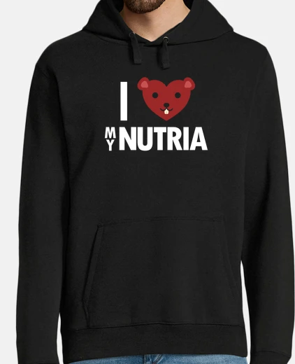 Felpa adoro il mio roditore nutria nutria myo