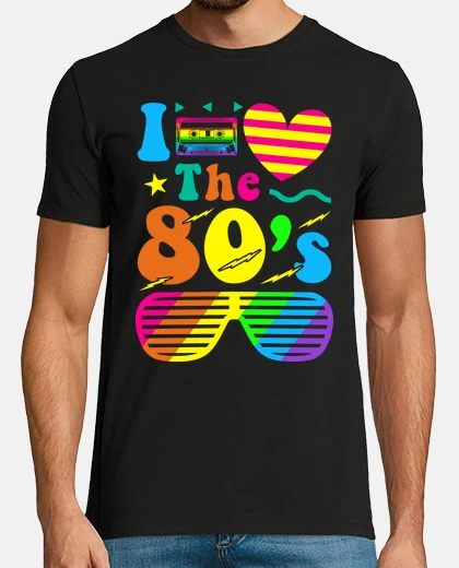 T-shirt Adoro le cassette da discoteca degli an