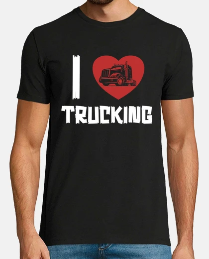 T-shirt adoro le leggende dei camionisti dei ca