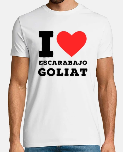 T-shirt Adoro lo scaraboo Golia