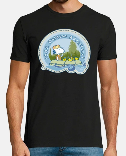 T-shirt adventure all39aria aperta di arachidi 
