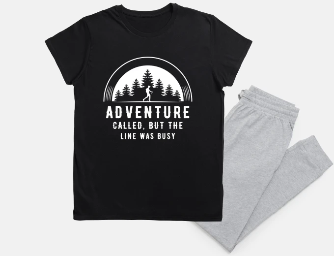 Pyjama Adventure Called Funny Outdoors Nature