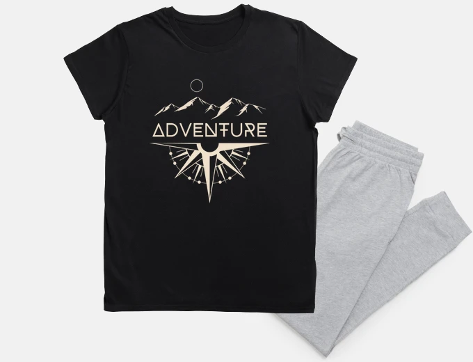 Pyjama Adventure Compass Mountains