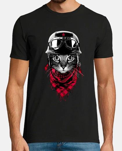 T-shirt adventurer cat