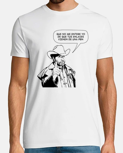 Camiseta Advertencia de Chuck Norris para SEOs