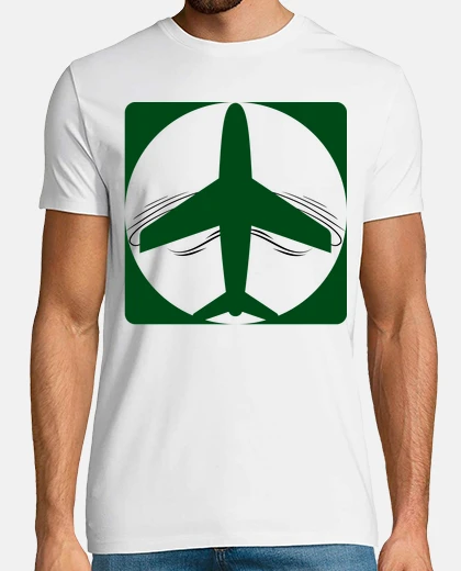 T-shirt aereo militare in volo