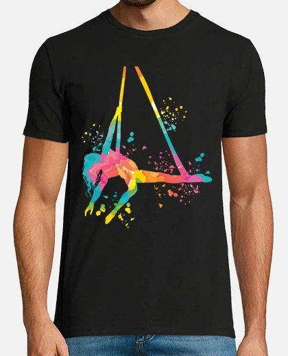 T-shirt aerialist yoga aereo tessuti aerei