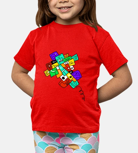 Abbigliamento aeroplano crazy , versione nera. ragazzo, manica corta, arancione