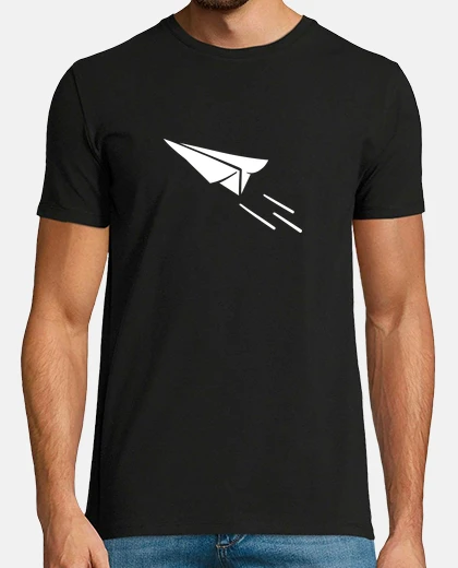 T-shirt aeroplano di carta