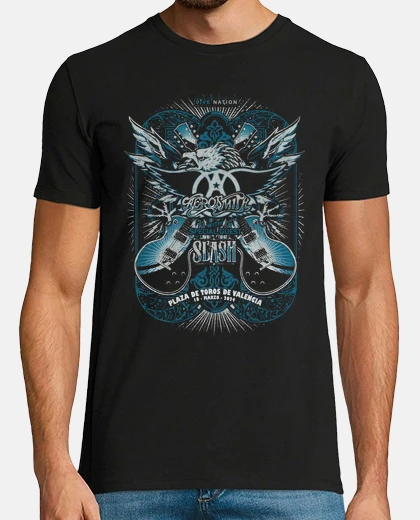 T-shirt aerosmith with slash