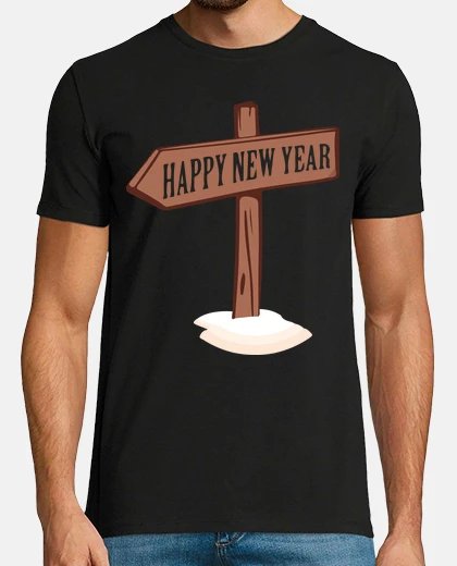Tee-shirt affiche adresse nouvel an