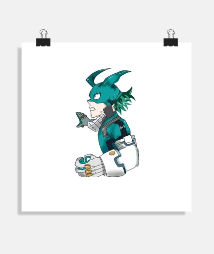 Poster affiche carrée my hero academia