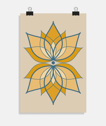 Poster affiche de lotus