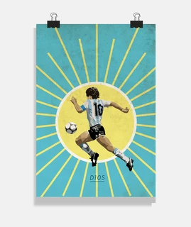 affiche de maradona