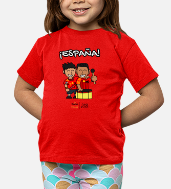 Camiseta de fútbol - Rojo/España - NIÑOS