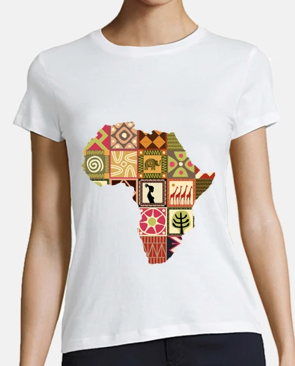 Camiseta África - mc chica