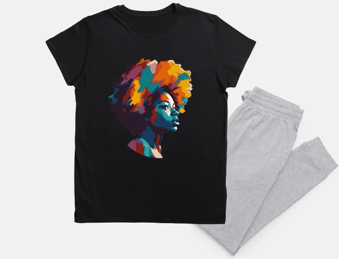 Pyjama african, afro cut, affirmation of the pij, babydoll, sleep, night sleep, african dance, ballet, trou