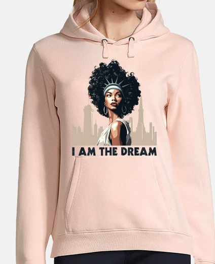 Hoodie african statue of liberty free feminist feminism