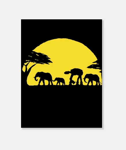 Lienzo African Wars