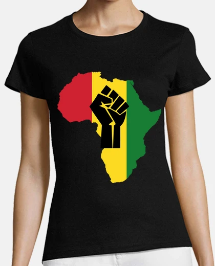 Tee-shirt afrique révolution rasta