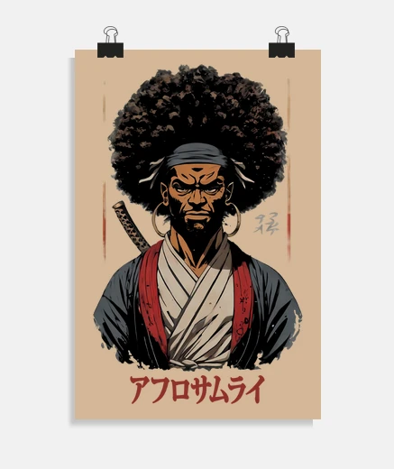 Poster Afro Samurai - Gift Idea