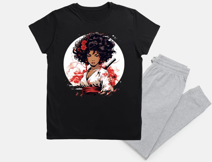 Pyjama Afro Samurai Girl - Gift Idea