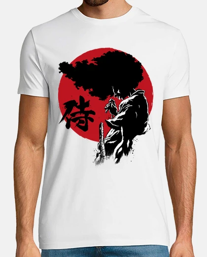 Playera Afro sumi e
