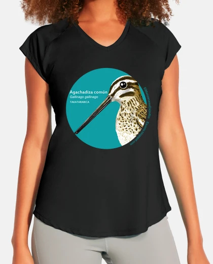 Camiseta Agachadiza comun Renaturalizado Manzana