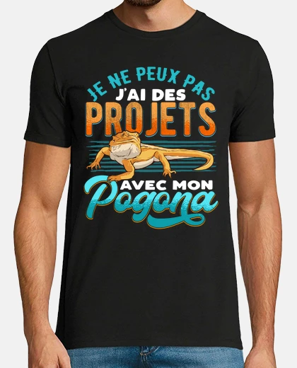Tee-shirt Agame Barbus Pogona Rigolo