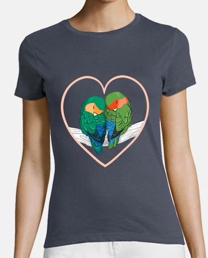 Playera Agapornis durmiendo juntos