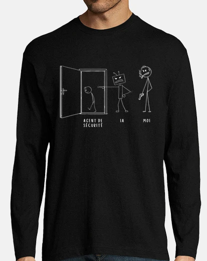 Tee-shirt Agent de sécurité vs IA