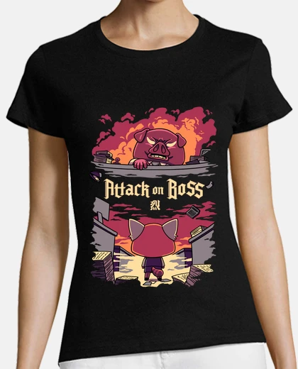 Tee-shirt aggretsuko attaque sur les chemise titans