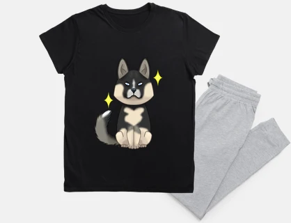 agouti husky sibérien