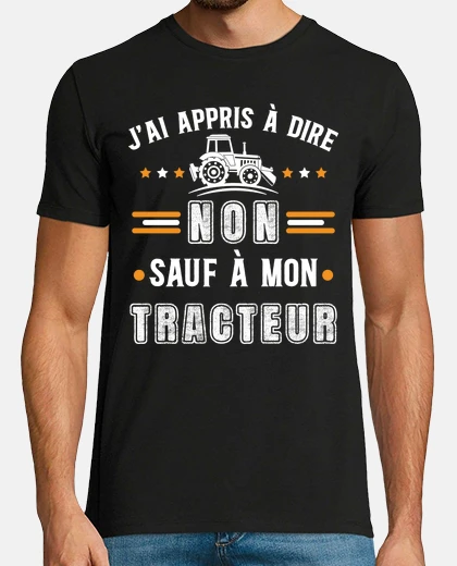 Tee-shirt Agriculteur Fermier Tracteur Citation