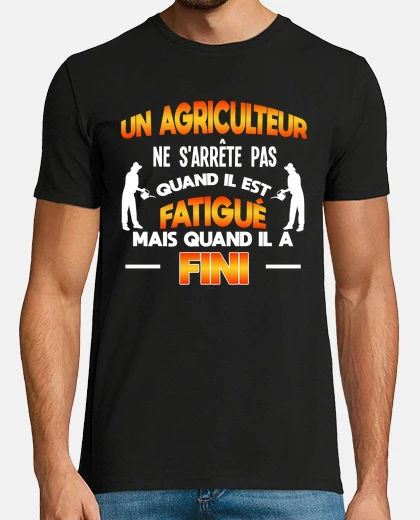 Tee-shirt Agriculteur, métier difficile humour
