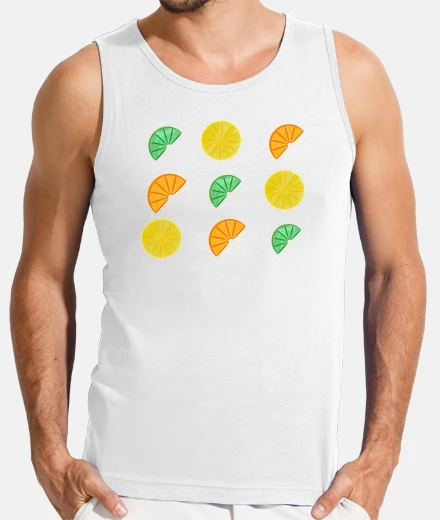 Tee-shirt agrumes un spirographe à motifs