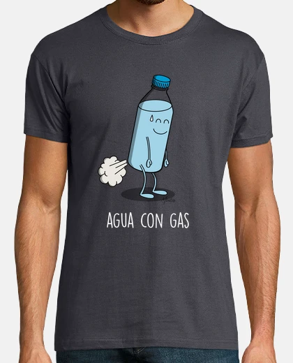 Camiseta Agua con gas Black