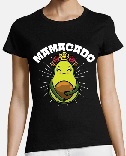 Camiseta aguacate embarazada mamá embarazo