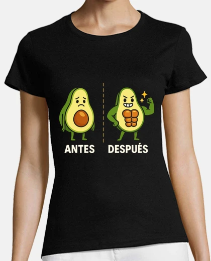 Camiseta Aguacate Gym Abdominales Dieta Keto