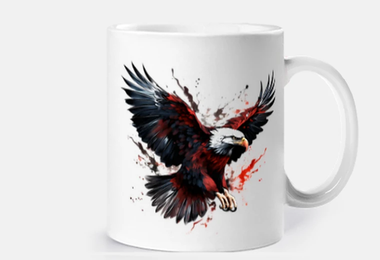 Taza águila real rapaz marmotas de montaña taza personalizable té café