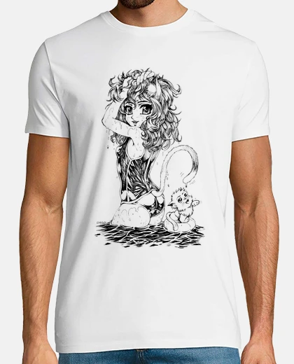 T-shirt ai gatti non piace l&#39;acqua
