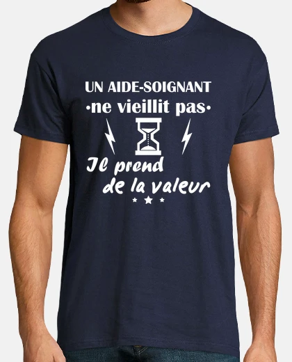 Tee-shirt Aide soignant anniversaire