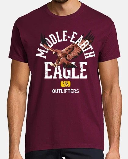 Tee-shirt aigle milieu terre (seigneur des anneaux)