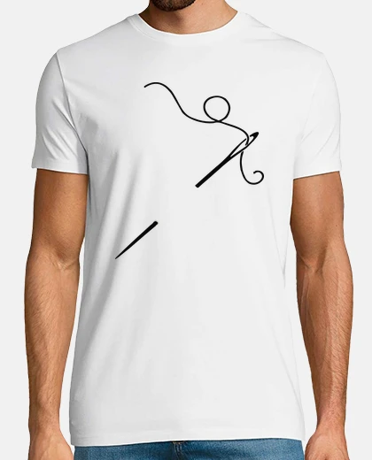 Tee-shirt aiguille et fil noirs