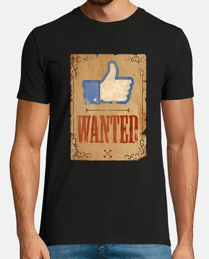 Tee-shirt aime bien voulu, facebook like, western, pos