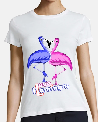 Tee-shirt aimer les flamants roses